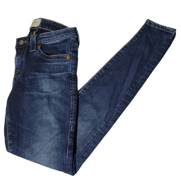 Big Star Alex Skinny Jeans Womens Size 27 Low Rise Dark Wash Denim Pants - Picture 1 of 6